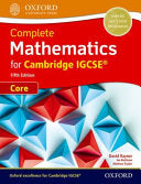 Complete Mathematics for Cambridge IGCSE Core – Fifth Edition