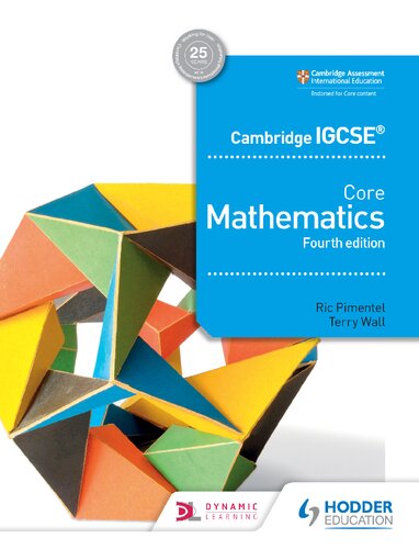 Cambridge IGCSE Core Mathematics – Fourth Edition