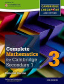 Complete Mathematics for Cambridge Secondary 1 Student Book 3 – For Cambridge Checkpoint and Beyond