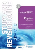 Cambridge IGCSE Physics Study and Revision Guide